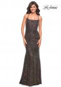 Picture of: Unique Soft Sequin Dress in Black in Black, Style: 30765, Main Picture