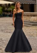 Picture of: Strapless Mermaid Gown with Lace-Trimmed Sweetheart Neckline in Black, Style: 33438, Main Picture