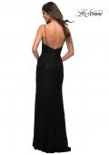 Picture of: Gorgeous Jewel Tone Tulle and Lace Mermaid Gown in Black, Style: 29700, Detail Picture 8