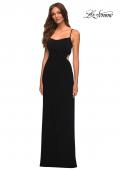 Picture of: Prom Dress with Side Cut Out and High Side Slit in Black, Style: 30439, Detail Picture 11