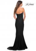 Picture of: Chic Jersey Gown with Sweetheart Neckline in Black, Style: 30549, Detail Picture 14