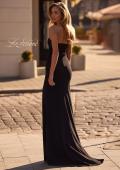Picture of: Simple Prom Dress with Strapless Sweetheart Neckline in Black , Style 32919, Back Picture