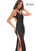 Picture of: Trendy Prom Dress with High Side Slit in Black, Style: 30437, Detail Picture 1
