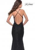 Picture of: Exquisite Mermaid Lace Gown with Beaded Sheer Bodice in Black, Style: 31265, Detail Picture 5