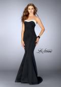 Picture of: Black and White Strapless Neoprene Dress in Black and White, Style: 24715, Main Picture