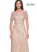 Picture of: Gorgeous Beaded Mother of the Bride Dress with High Neckline in Blush, Style: 31639, Detail Picture 3