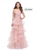 Picture of: Long Tulle Gown with Sweetheart Neckline in Blush, Style: 25430, Main Picture