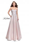 Picture of: Strapless Prom Gown with Sparkling Beading in Blush, Style: 26080, Detail Picture 1