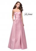 Picture of: Strapless A-line Prom Dress with Cape Skirt and Pockets in Blush, Style: 25738, Detail Picture 3