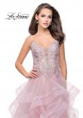 Picture of: Ball Gown with Tulle Skirt and Beaded Lace Bodice in Blush, Style: 26148, Detail Picture 2