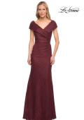 Picture of: Lace Off The Shoulder Cap Sleeve Evening Dress, Style: 27982, Detail Picture 9