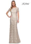Picture of: Beautiful Lace Mother of the Bride Dress with Short Sleeves, Style: 29161, Detail Picture 7