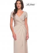 Picture of: Elegant Evening Gown with V Neck and Knot in Champagne, Style: 29926, Detail Picture 8