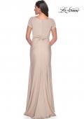 Picture of: Elegant Evening Gown with V Neck and Knot in Champagne, Style: 29926, Detail Picture 2