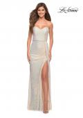Picture of: Strapless Sequin Gown with Draped Slit, Style: 30497, Detail Picture 8