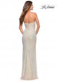 Picture of: Strapless Sequin Gown with Draped Slit, Style: 30497, Detail Picture 11