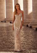 Picture of: Stunning Sequin Rhinestone Pattern Prom Dress in Champagne, Style: 32077, Detail Picture 1