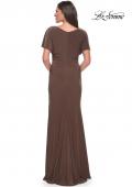 Picture of: Chic Jersey Dress with V Neck and Loose Sleeves in Hunter Green, Style: 29997, Detail Picture 8