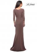 Picture of: 3/4 Sleeve Long Jersey Dress with Sweetheart Neckline, Style: 26955, Detail Picture 3