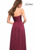 Picture of: Simple Strapless Jersey Dress with High Slit in Purple, Style: 30700, Detail Picture 7