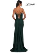 Picture of: Strapless Jersey Evening Dress with Unique Corset Top in Dark Emerald, Style: 32843, Detail Picture 8