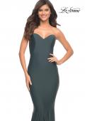 Picture of: Chic Jersey Gown with Sweetheart Neckline in Green, Style: 30549, Detail Picture 11