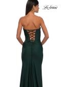 Picture of: Strapless Jersey Evening Dress with Unique Corset Top in Dark Emerald, Style: 32843, Detail Picture 14