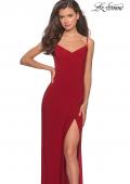 Picture of: Long Sequined Dress with Sweetheart Neckline in Deep Red, Style: 27879, Main Picture