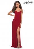 Picture of: Long Sequined Dress with Sweetheart Neckline in Deep Red, Style: 27879, Detail Picture 5