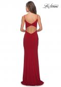 Picture of: Long Sequined Dress with Sweetheart Neckline in Deep Red, Style: 27879, Detail Picture 6