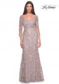 Picture of: Stunning Beaded Lace Mother of the Bride Gown in Dusty Mauve, Style: 31796, Main Picture