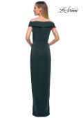 Picture of: Long Jersey Dress with Ruching and Cap Sleeves, Style: 25206, Detail Picture 8