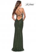 Picture of: Wrap Style Long Gown in Beautiful Sequin, Style: 30362, Detail Picture 6