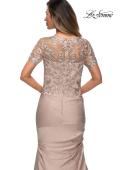 Picture of: Satin Evening Dress with Lace and Scoop Neckline, Style: 27989, Detail Picture 23