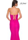 Picture of: Simple Jersey Mermaid Prom Dress with Sweetheart Neckline in Hot Fuchsia, Style 32872, Detail Picture 22