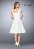 Picture of: Knee Length Evening Dress with Pockets in Ivory, Style: 24898, Detail Picture 2
