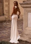 Picture of: Open Back Evening Dress with Rhinestone Embellished Sides and Back in Ivory , Style: 32922, Main Picture