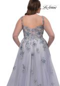 Picture of: Lavender A-Line Plus Size Prom Dress with Lace in Lavender , Style: 32412, Detail Picture 3