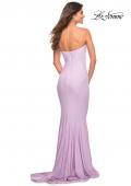 Picture of: Chic Jersey Gown with Sweetheart Neckline in Lavender, Detail Picture 8