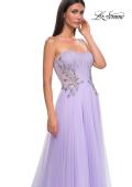 Picture of: Tulle A-line Prom Dress with Beautiful Rhinestone Side Detail in Lavender , Style 32767, Detail Picture 18