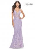 Picture of: Mermaid Dress with Stunning Sequin Lace Details in Light Periwinkle, Style: 31596, Main Picture