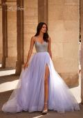 Picture of: Stunning A-line Tulle Prom Dress with Rhinestone Bodice in Light Periwinkle, Style 32633, Main Picture