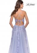 Picture of: Tulle Prom Dress with Lace Detail in Light Periwinkle, Style: 31503, Detail Picture 6