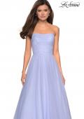 Picture of: Strapless Fully Rhinestone A-Line Prom Dress in Lilac Mist, Style: 27630, Detail Picture 9