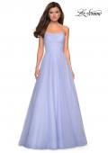 Picture of: Strapless Fully Rhinestone A-Line Prom Dress in Lilac Mist, Style: 27630, Detail Picture 4