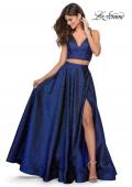 Picture of: Two Piece Shimmer Prom Dress with Pockets in Marine Blue, Style: 28618, Detail Picture 3