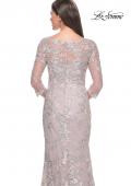 Picture of: Embroidered Lace Fitted Gown for Mother of the Bride in Mauve, Style: 31804, Detail Picture 2