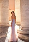 Picture of: Rhinestone and Beaded Print Mermaid Prom Gown with Sweetheart Neck in Mauve, Style: 32197, Detail Picture 3
