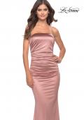 Picture of: Chic Strapless Liquid Jersey Gown with Ruching in Mauve, Style: 31189, Detail Picture 17
