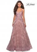 Picture of: Unique Sequin Prom Gown with Sweetheart Neckline in Mauve, Style: 27199, Detail Picture 7